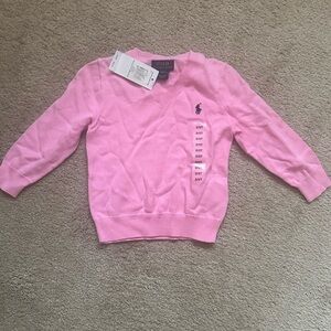 Kids Polo Ralph Lauren Pink Sweater 2T
